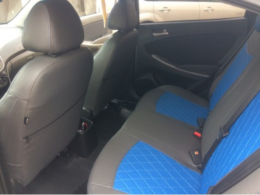 Авточехлы на Hyundai Solaris